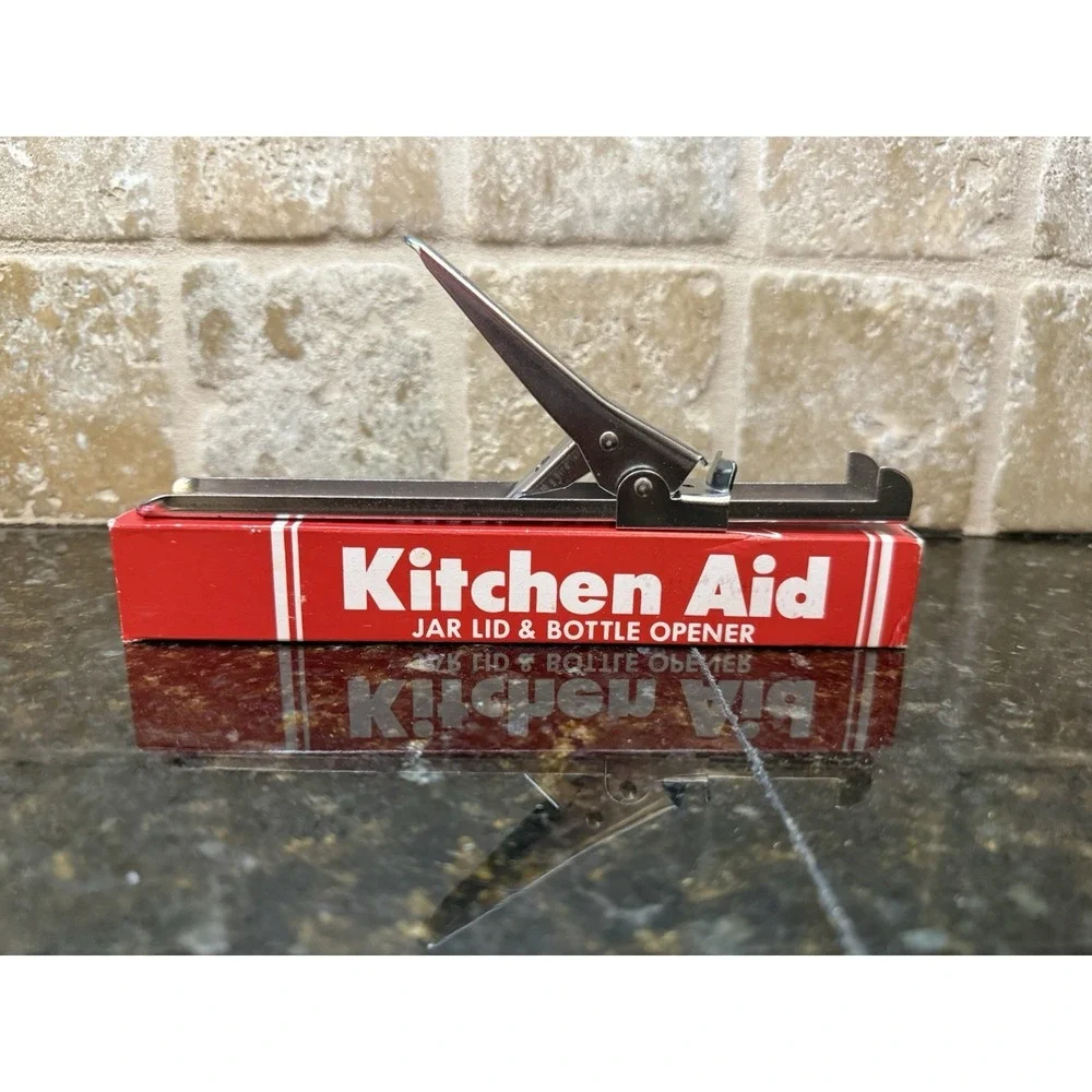 Vintage KitchenAid Jar Lid Bottle Opener Adjustable Multi Tool w Original Box